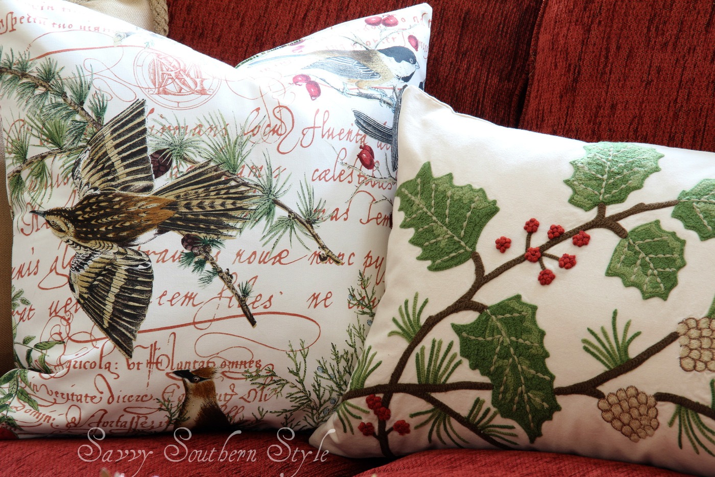 Savvy Southern Style Holiday Touches In The Great Room