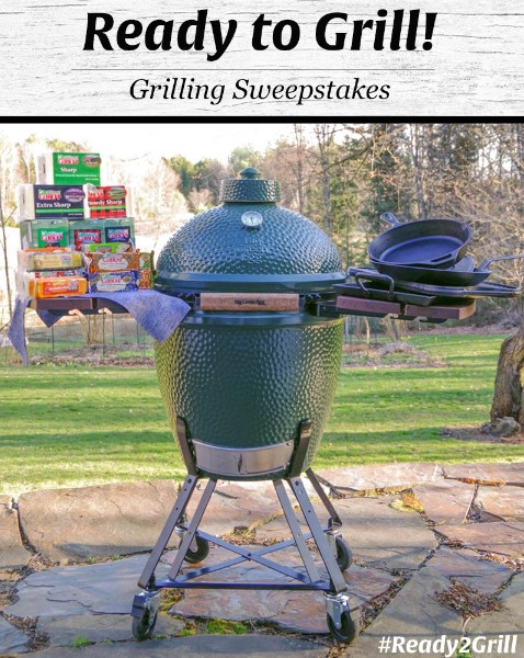 Cabot Cheese Ready To Grill Sweepstakes Cabot is having the ultimate grilling contest where you can enter once for a chance to win a LARGE Big Green Egg, complete with accessories and a years worth of their delicious cheese!