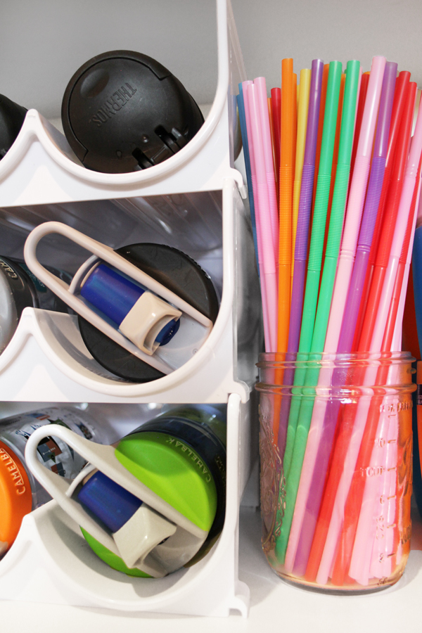 five minute friday Water Bottle Storage | Blue i Style - Creating an