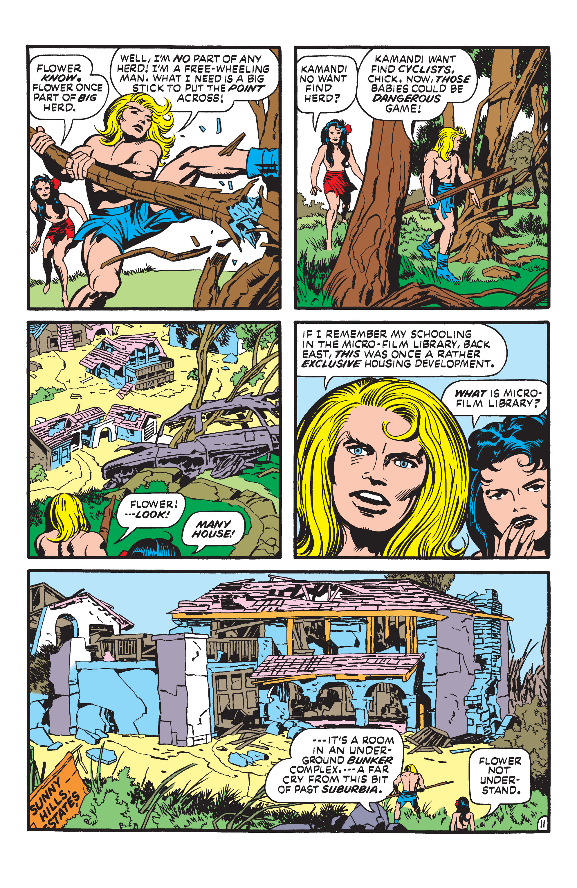 Read online Kamandi, The Last Boy On Earth comic -  Issue #6 - 11