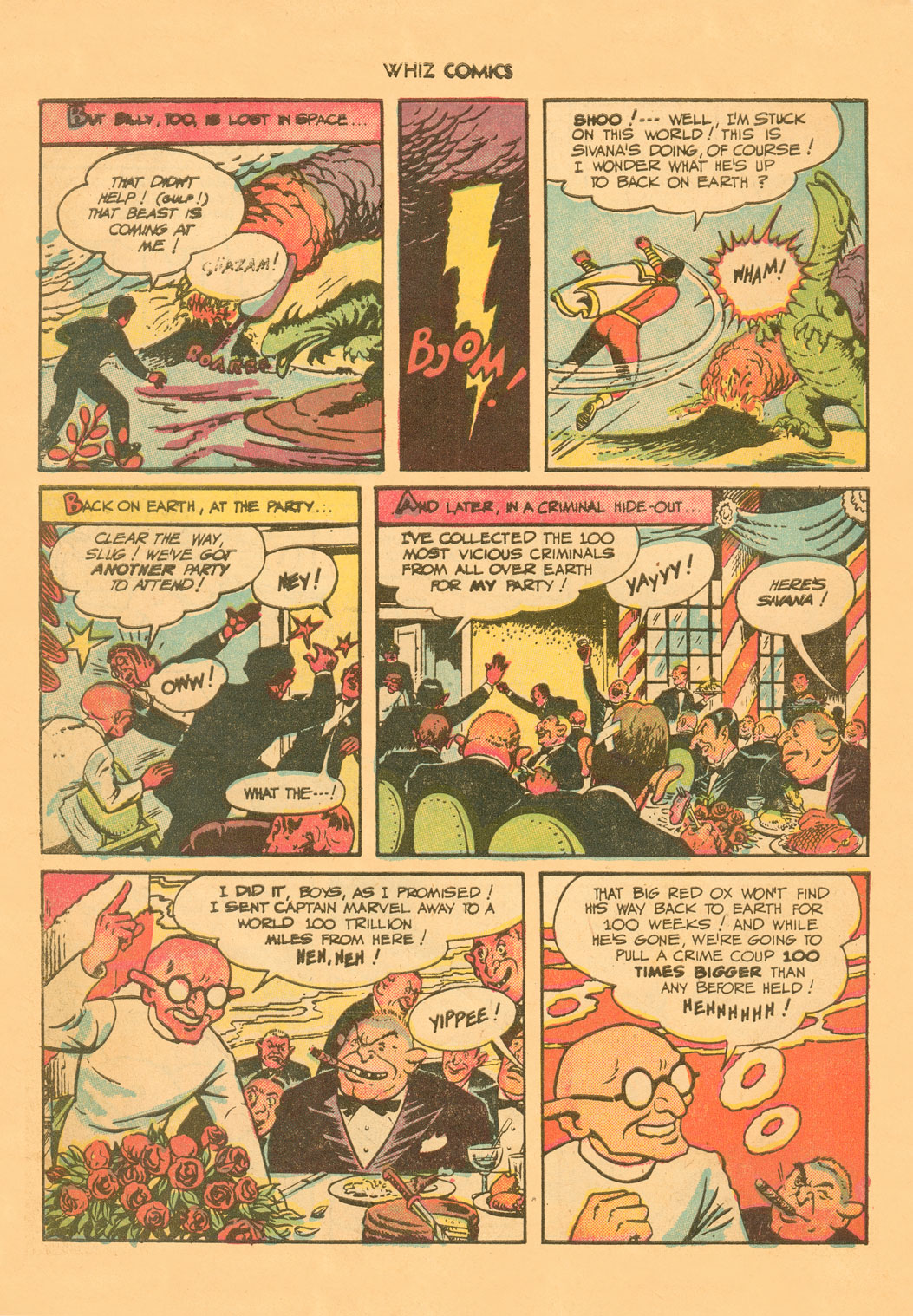 Read online WHIZ Comics comic -  Issue #100 - 7