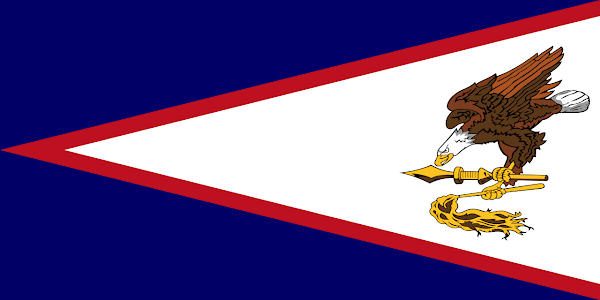 Logo Gambar Bendera Negara Samoa Amerika PNG JPG ukuran 600 px