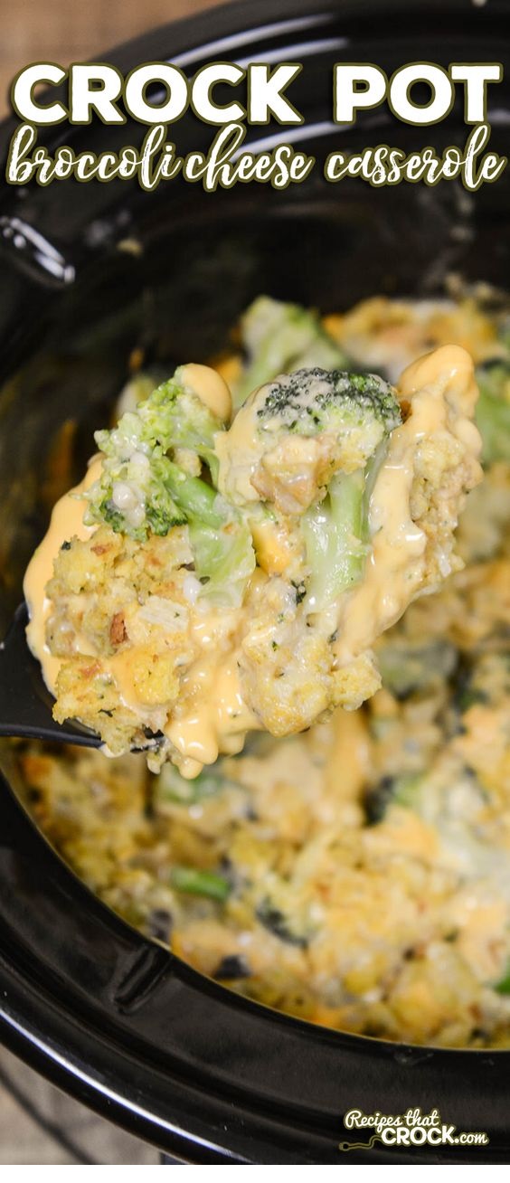Crockpot Crock Pot Broccoli Cheese Casserole Food Recipes Need Taste