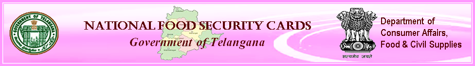 Telangana Ration Card Details