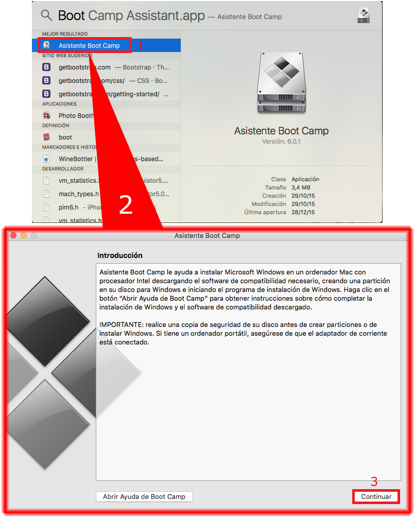 Capitán esArranque El Pantallazos Windows Múltiple Usando Osx wkiuPZOXlT