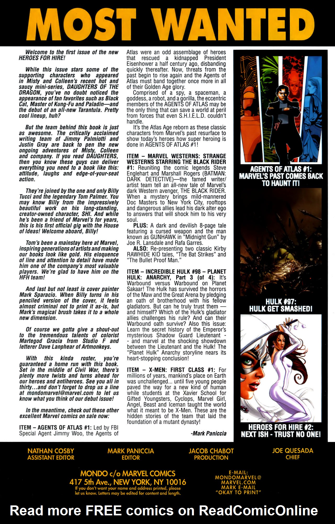 Read online Heroes For Hire (2006) comic -  Issue #1 - 25