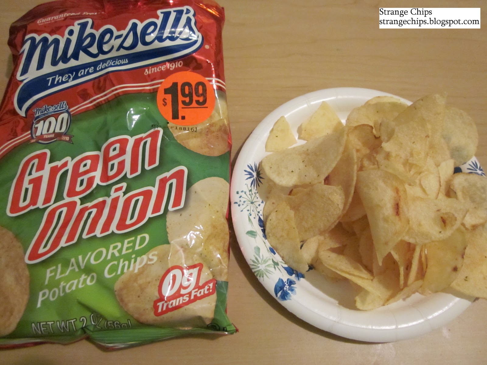 Strange Chips Mike Sells Green Onion