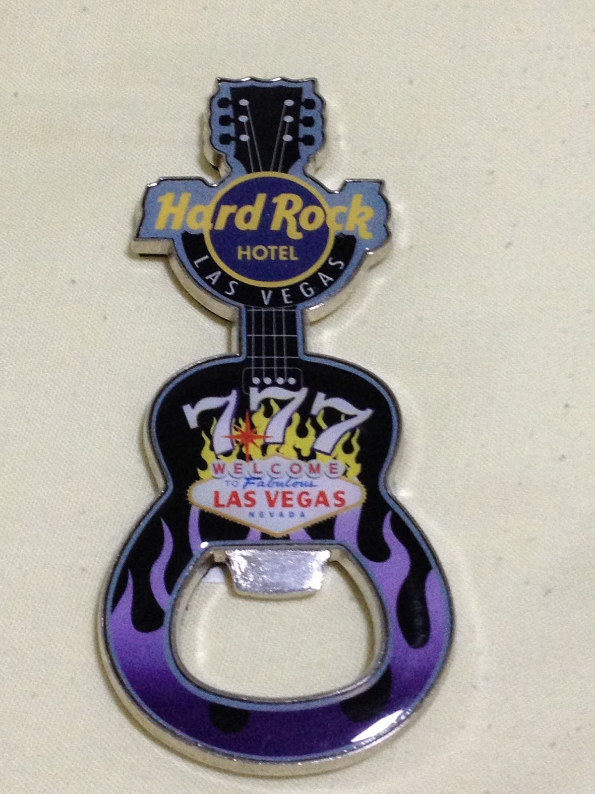 Hard Rock Cafe Bottle Openers Magnet: Las Vegas, NV, United States