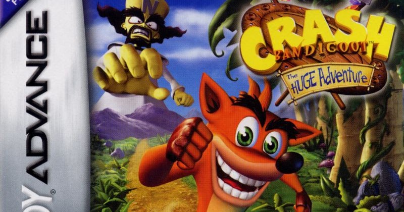 Download Game GBA (Gameboy Advance) Crash Bandicoot - The Huge Adventure (4...