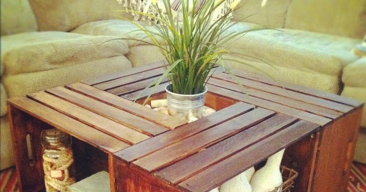  kreasi  meja minimalis cantik dari  kayu bekas  palet 