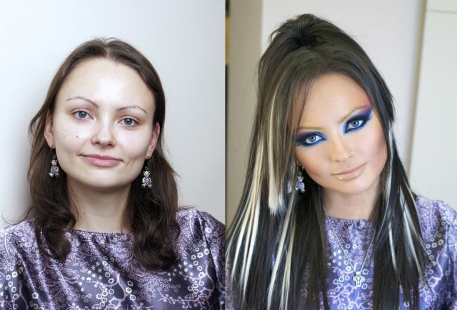 Makeup Before And After