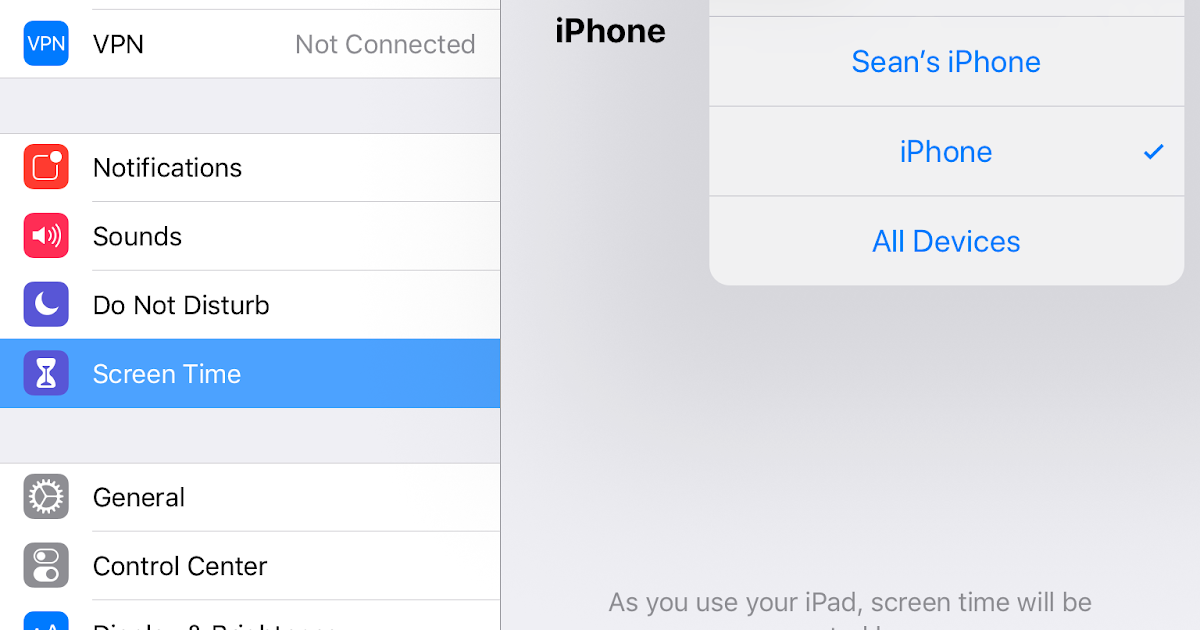 How To Remove Old Devices From Screen Time In IPhone IOS12 ISO 13