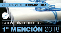 Mención premio UBA - Edublogs 2018