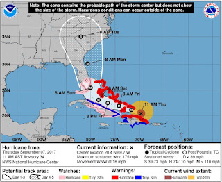 Hurricane Irma Upgraded