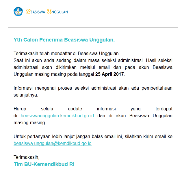 My Story Pengalaman Beasiswa Unggulan Batch I Tahun 2017