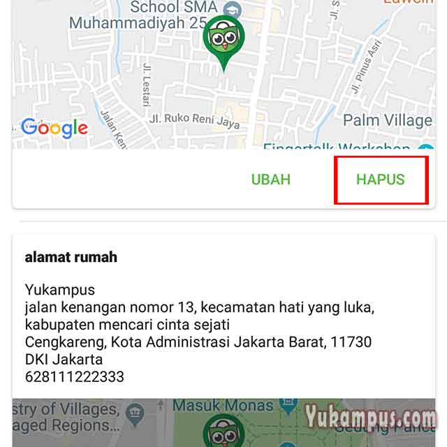 Cara Menghapus Alamat Rumah Di Google Maps - Berbagai Rumah