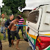 Homem é linchado por populares após furtar celular de cabine de caminhão na Capital