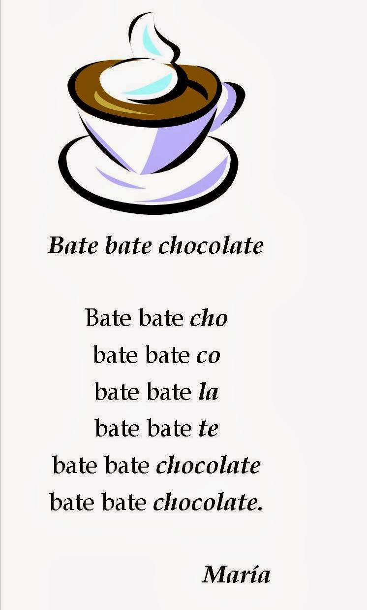 El Recado Canta conmigo Bate bate chocolate