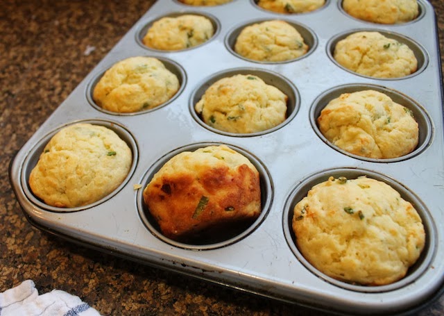 Food Lust People Love: Chive Boursin Muffins #MuffinMonday