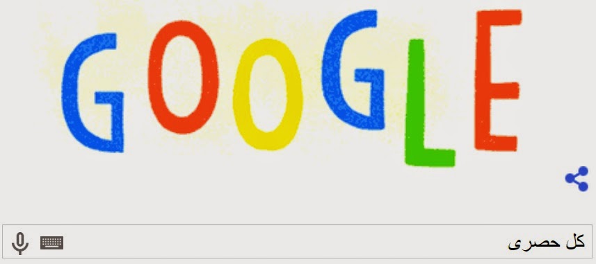 يحتفل الان جوجل بالعام الجديد 2015 - happy new year 2015 google logo