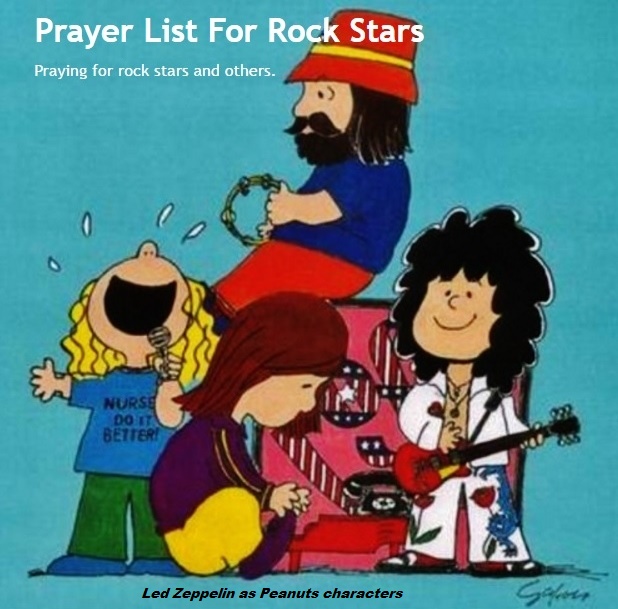Prayer List For Rock Stars