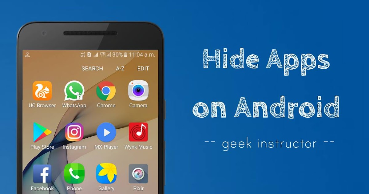 hiding pics on android