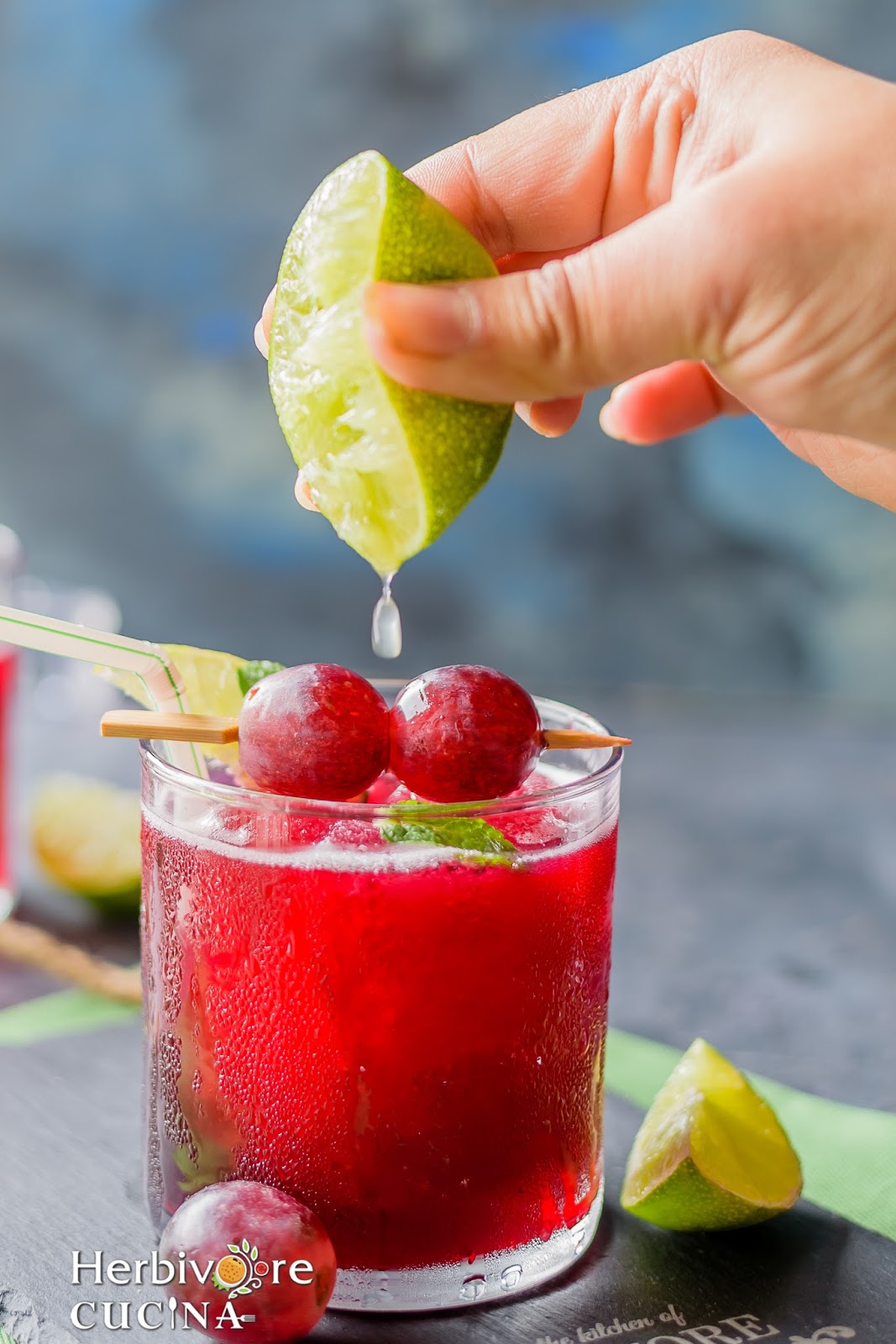 Herbivore Cucina Frozen Grape Lime Rickey Slush