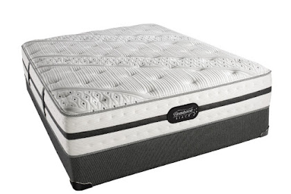 Simmons Beautyrest Dark Ava & Latex Topper For A Large Adult Woman Amongst Sciatica, Shoulder & Hip Pain.