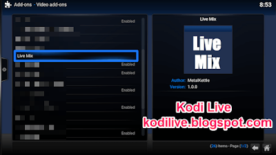 How To Install Live Mix Addon On Kodi Xbmc 