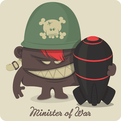 Ministry of Monsters vector illustration