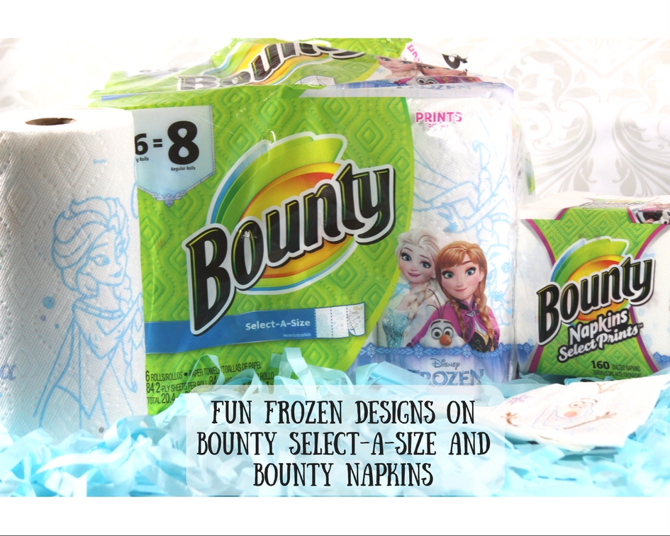 Holiday Entertaining: Bounty Prints Featuring Disney Frozen | Mommy Katie