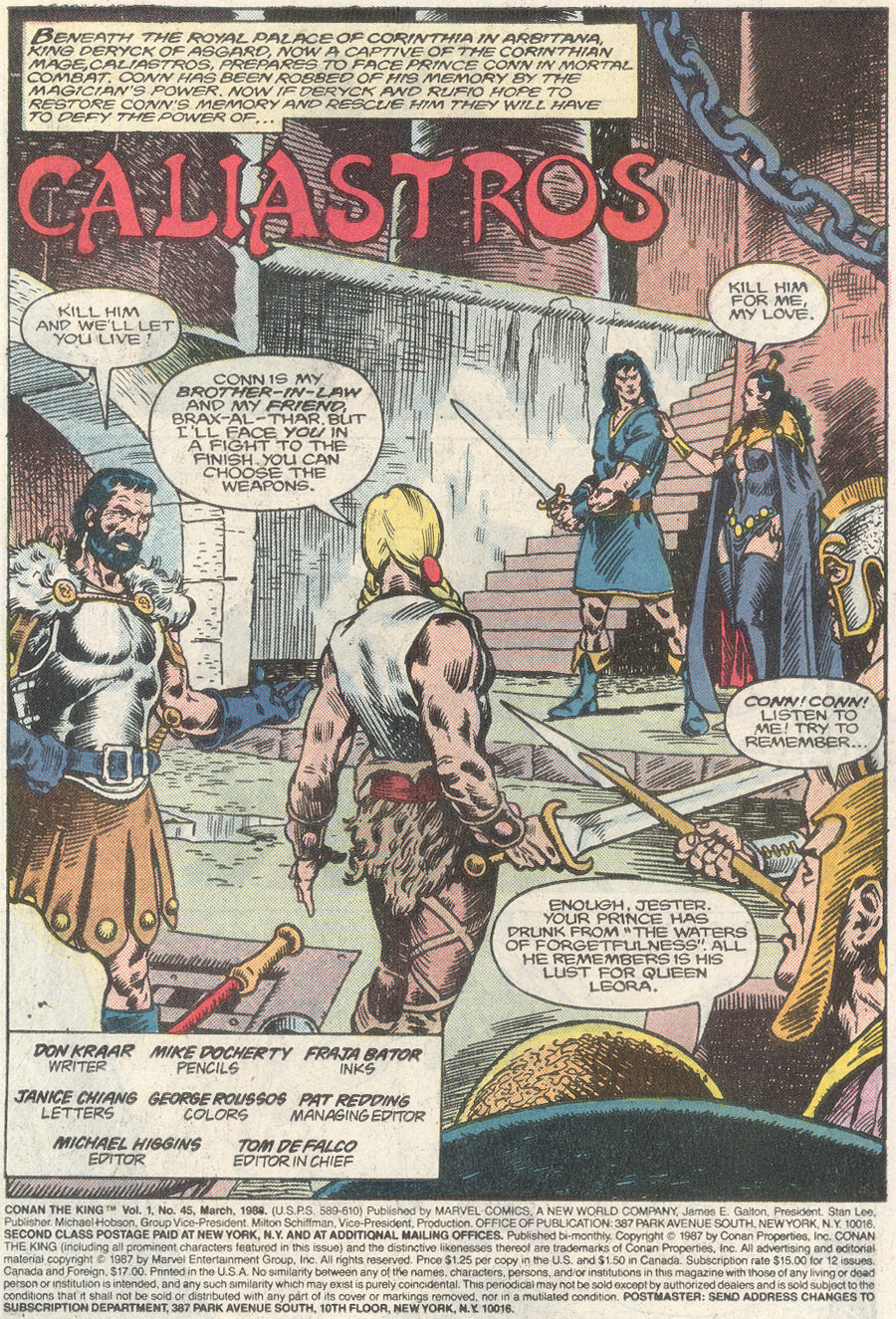 Read online Conan the King comic -  Issue #45 - 2