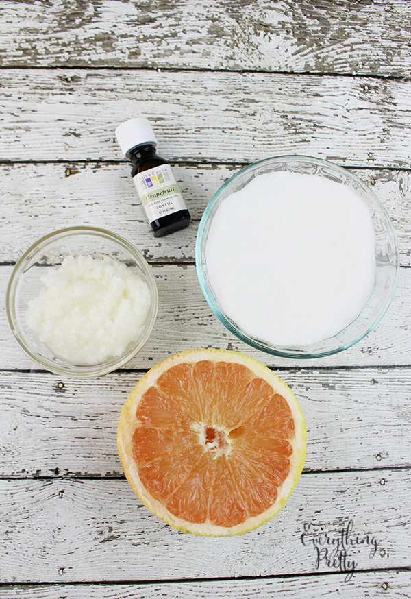 DIY Grapefruit Sugar Scrub Recipe Everything Pretty