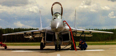 обслуживание истребителя МиГ-29 СМТ