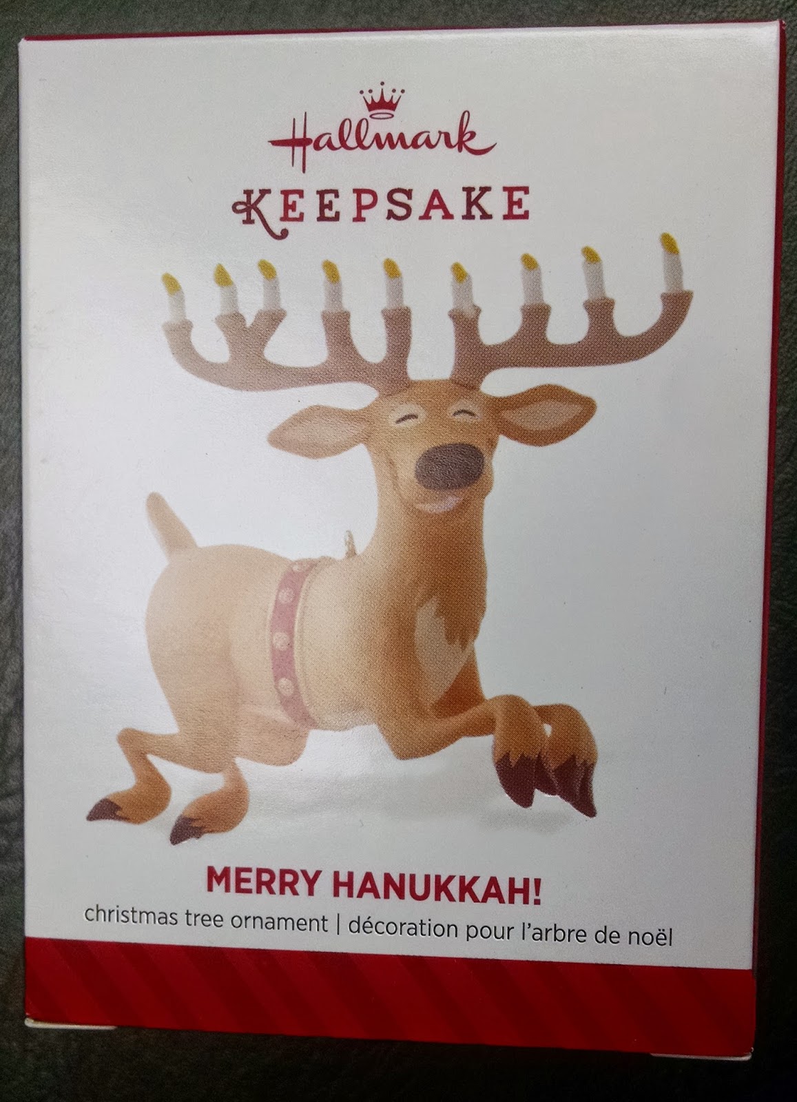 hanukkah christmas tree ornament keepsake hallmark