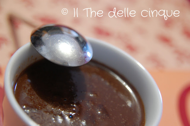 neve, cioccolata in tazza e...work in progress!