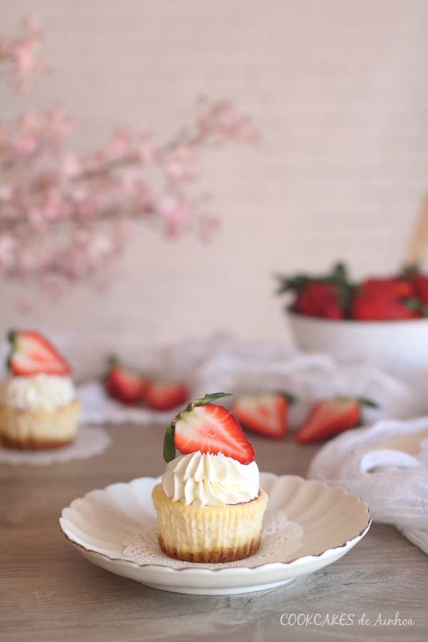 Cupcakes de Cheesecake o Mini Tartas de Queso. Cookcakes de Ainhoa