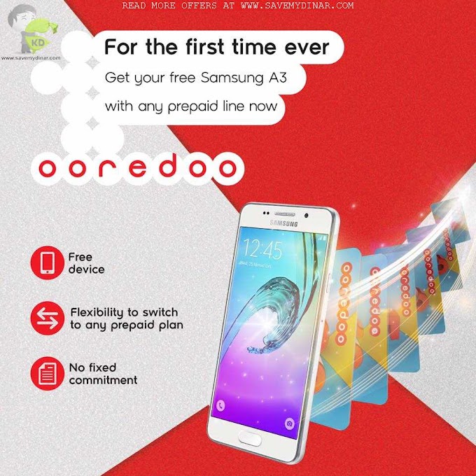 Ooredoo Kuwait - Get your FREE Samsung A3