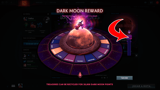 Evento Dark Moon DOTA 2