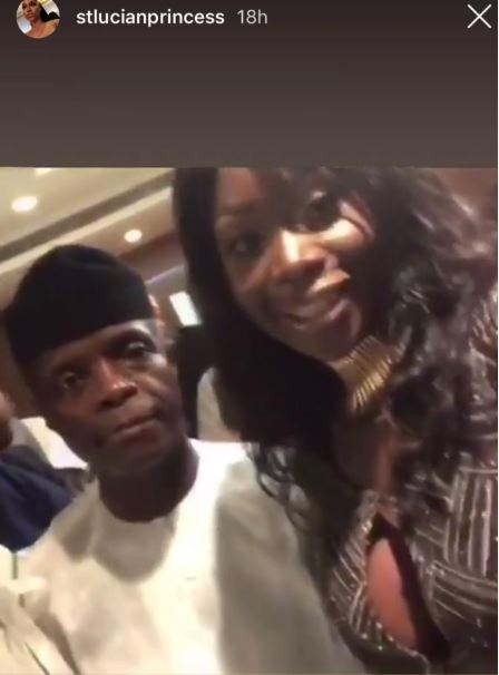 2019 Elections: VP Osinbajo Spotted Hanging Out With US Strippers in Lagos Last Night (Photos) 