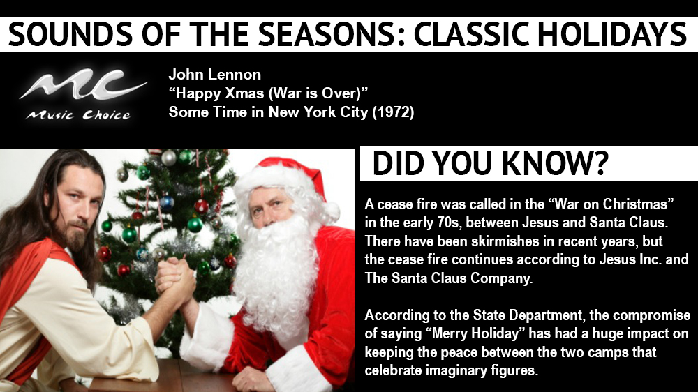 Things Your Mother Never Told You Music Choice Sounds of the Season