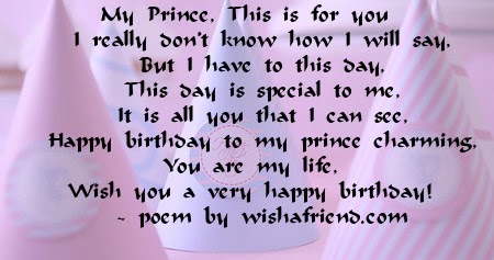 boyfriend birthday poems