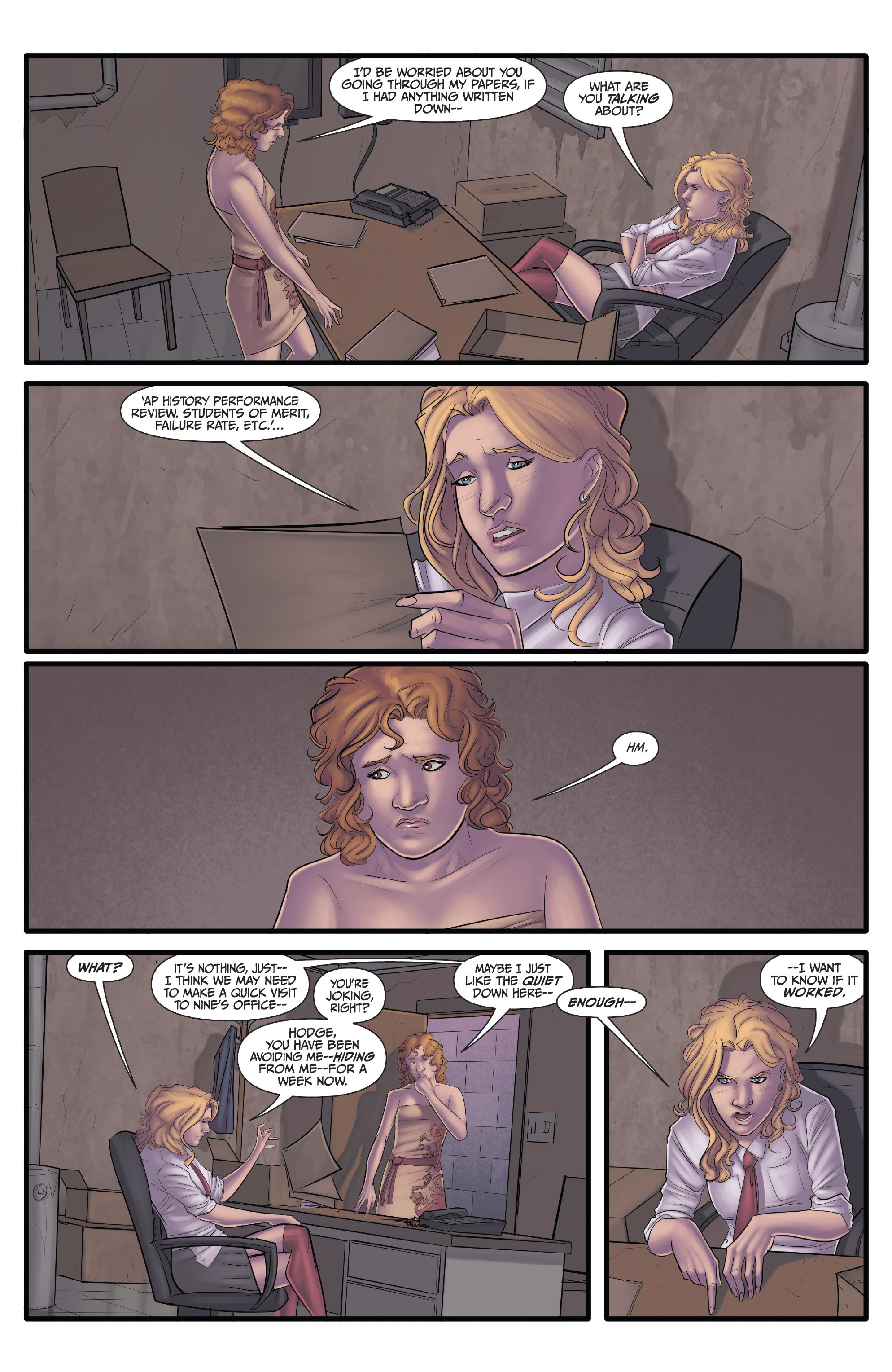 Read online Morning Glories comic -  Issue #39 - 12