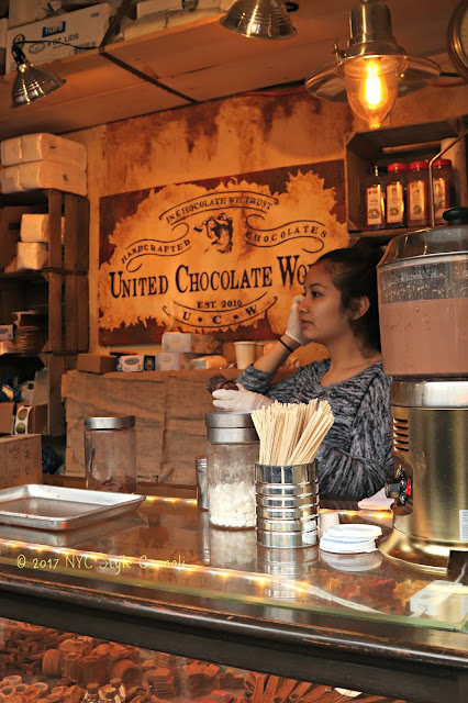 union square holiday market nyc style a little cannoli united chocolate works
