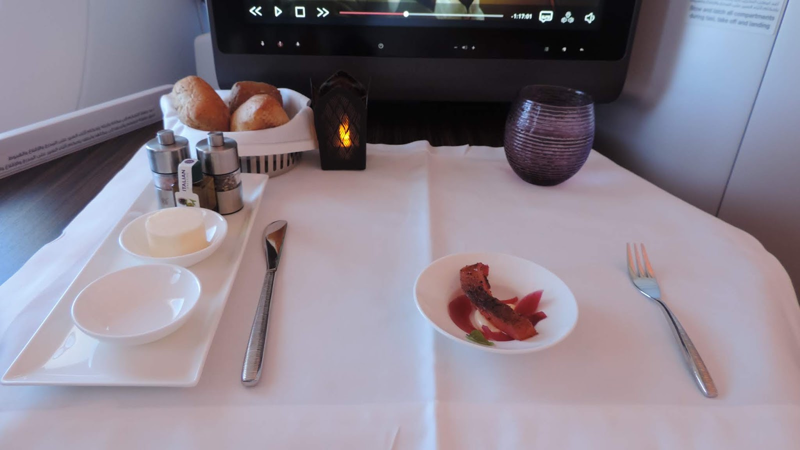 Review Qatar Airways A350 Business Class, OsloDoha