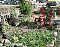 Strolling the community gardens - Lake City, CO