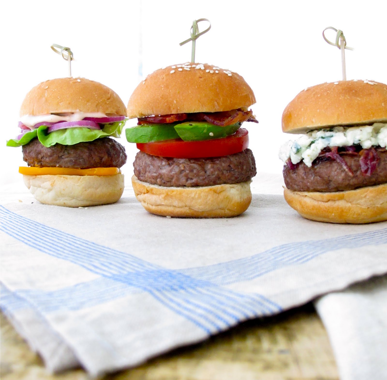 Jenny Steffens Hobick: 4th of July Burgers | Sliders for the Fourth of