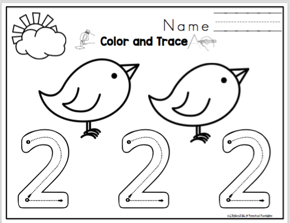 Spring Printable for Toddlers