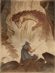 george st watercolor digital justin ink process gerard fantasy painting wizard pencil mythology same lair working illustration muddycolors