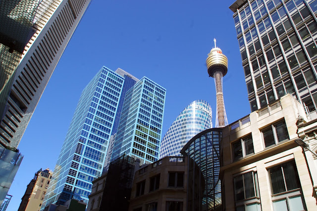 Sydney Skyline from the streets